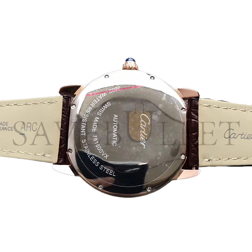 Ca*t*er london solo series gold case ultra-thin formal men